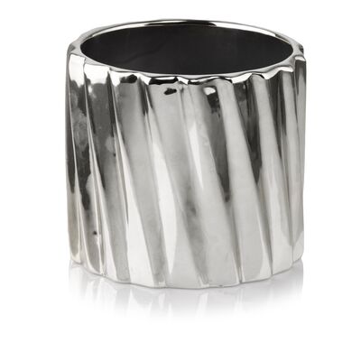 Osłonka ceramiczna srebrna 13 cm