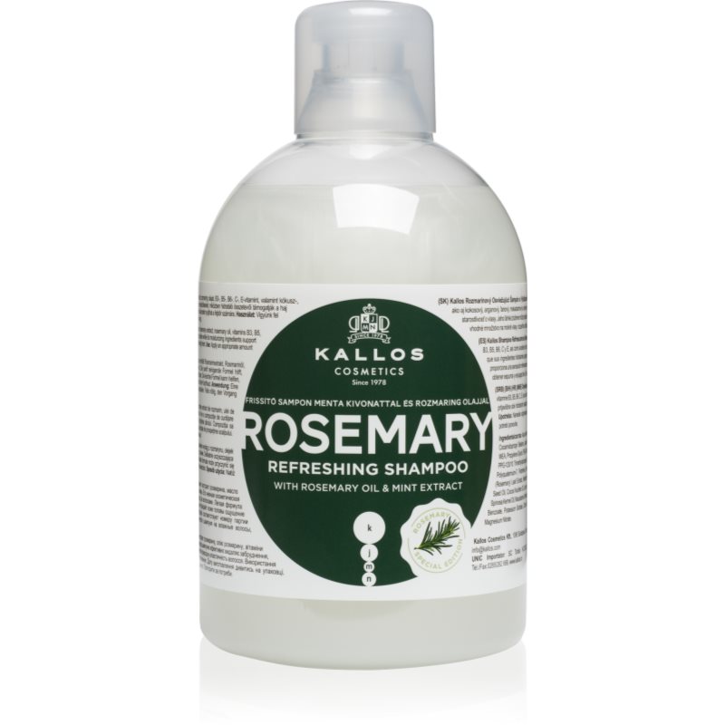 Kallos KJMN Professional Rosemary szampon oczyszczający 1000 ml