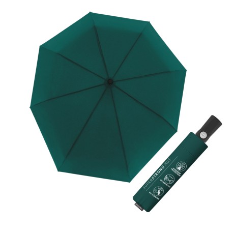 Fiber SUPERSTRONG - w pełni automatyczny parasol męski czarny