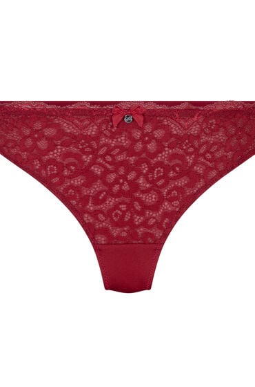 Hunkemöller Stringi Marine Czerwony