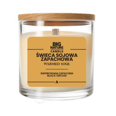 Świeca sojowa Warmed Soul inspirowana zapachem Black Orchid 225 g
