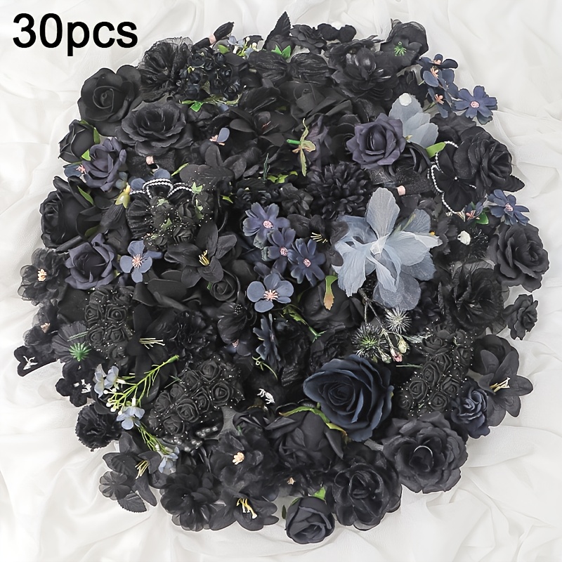 TEMU 21/26 szt. Czarna Seria Słoneczników, Zielona Girlanda Dekoracyjna na Stół Kominek Świątecze Ozdoby Wewnętrzne i Zezwierzchnie Bożonarodzeniowe