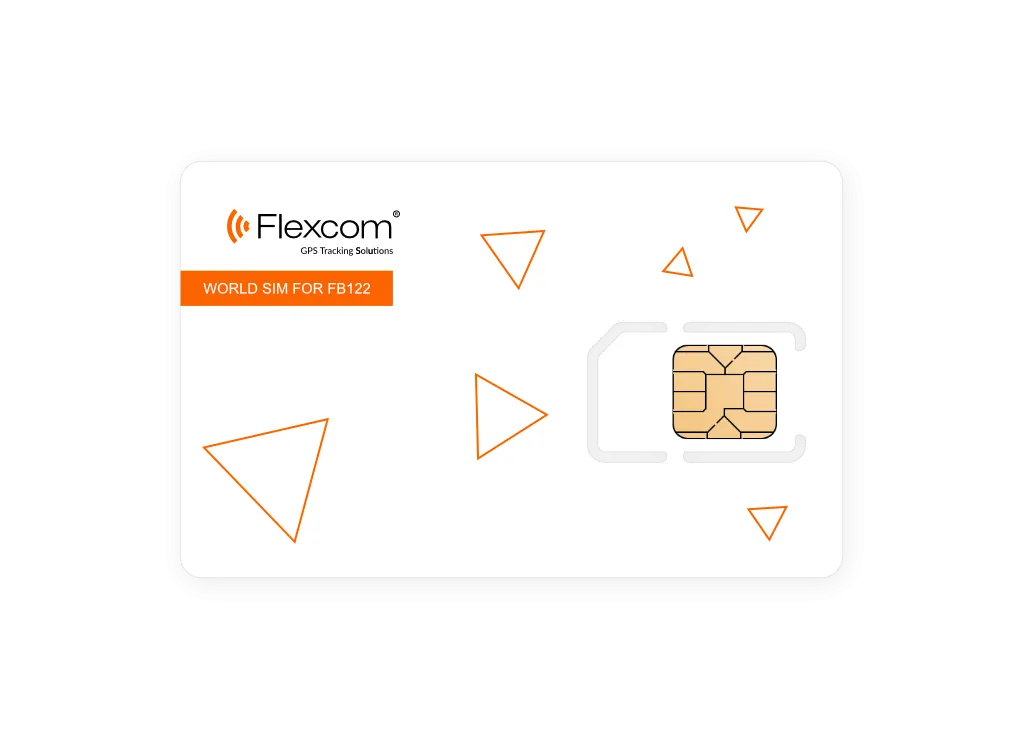 FLEXCOM SIMGL6M karta sim do transmisji danych do urządzenia śledzącego gps do użytku międzynarodowego na 6 miesięcy