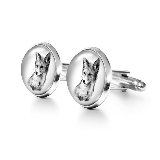 Lis - Into the Wild - spinki do mankietów