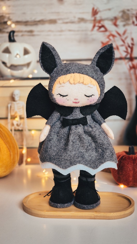 Lalka na Halloween Figurka z Filcu