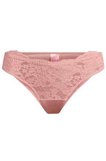 Hunkemöller Majtki brazylijskie z wysokim wycięciem Essie Fioletowy