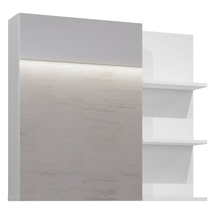 Szafka z lustrem 1D IRVINE Biały