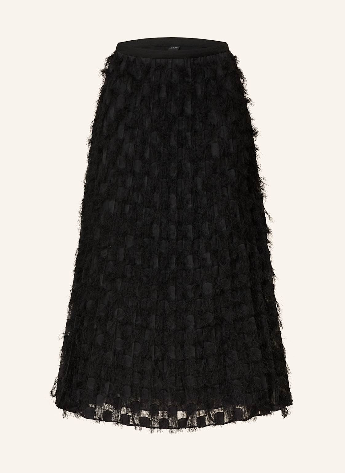 Boss Spódnica Plisowana Vodia schwarz