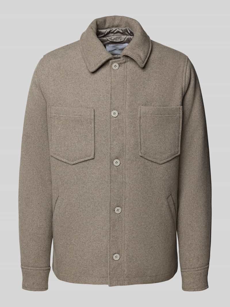 Kurtka koszulowa o kroju regular fit z kieszeniami na piersi model ‘PALLY’