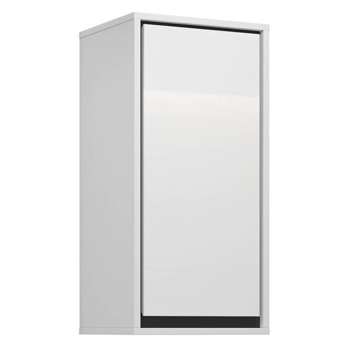 Szafka wisząca 1D IRVINE Biały-czarny