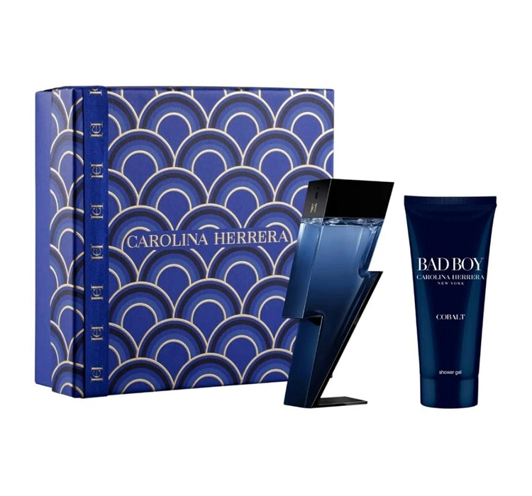 Carolina Herrera Bad Boy Cobalt woda perfumowana spray 100 ml + żel pod prysznic 100 ml
