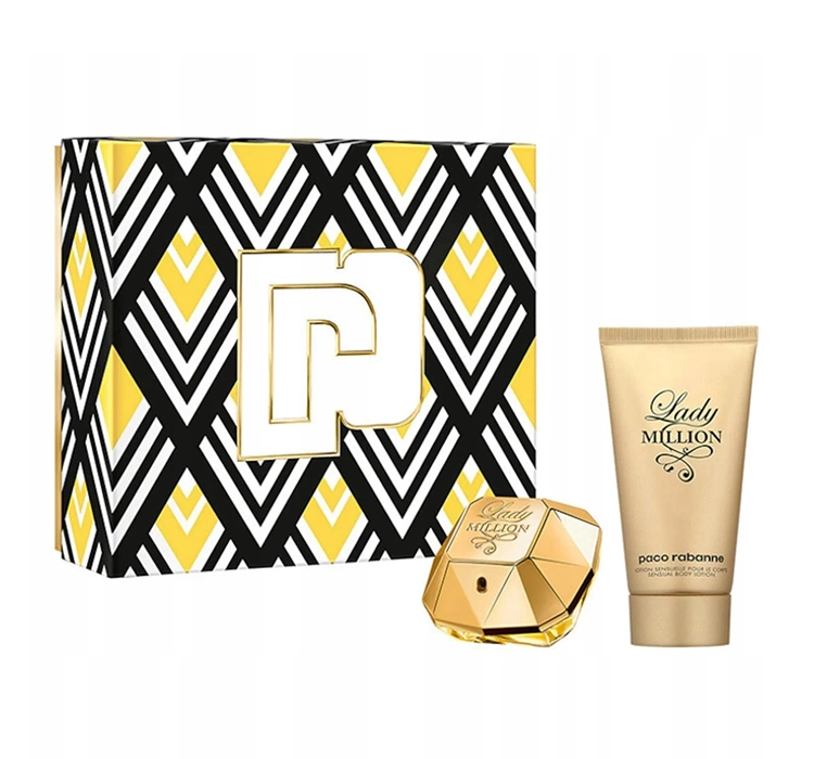 Rabanne Lady Million woda perfumowana spray 50 ml + balsam do ciała 75 ml
