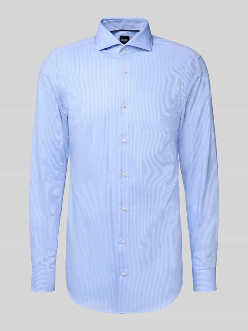 Koszula biznesowa o kroju slim fit z czystej bawełny