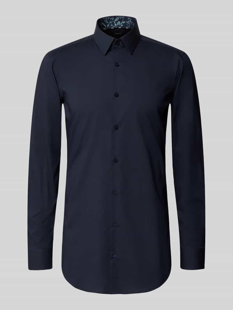 Koszula biznesowa o kroju slim fit z bardzo długim rękawem model ‘HANK’