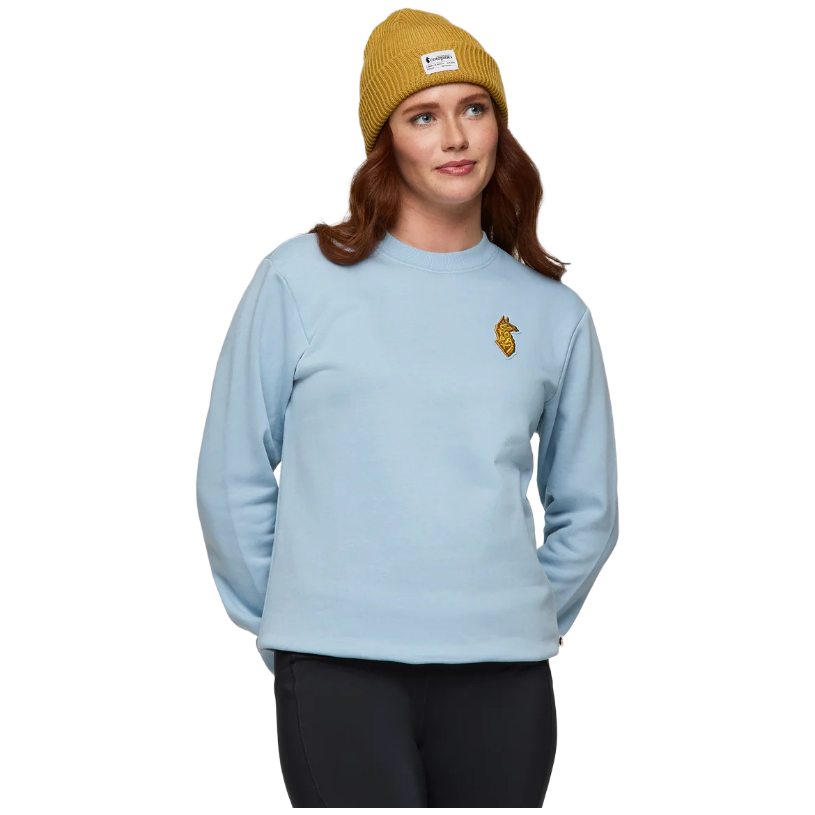 Bluza damska Cotopaxi W'S Lava Llama Crew Sweatshirt Rozmiar: S / Kolor: jasnoniebieski
