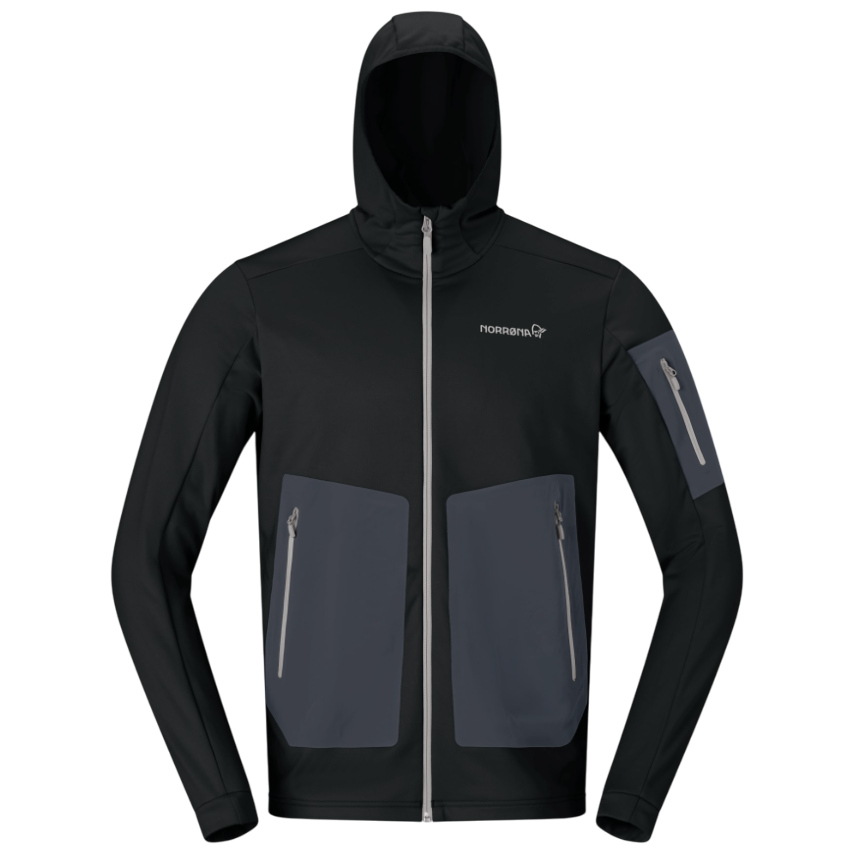 Męska bluza Norrona falketind warm2 stretch Hood Rozmiar: L / Kolor: czarny