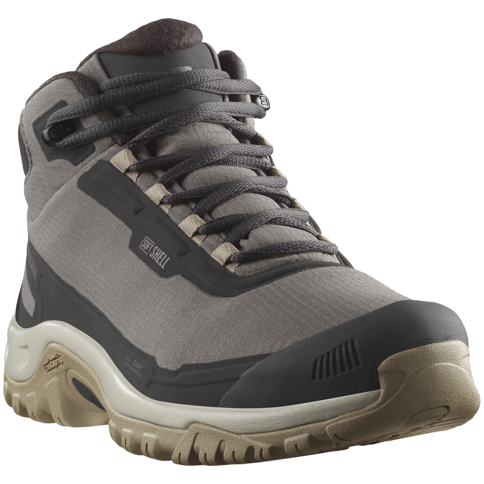 Buty zimowe damskie Salomon Shelter Waterproof Rozmiar butów (UE): 38 2/3 / Kolor: szary