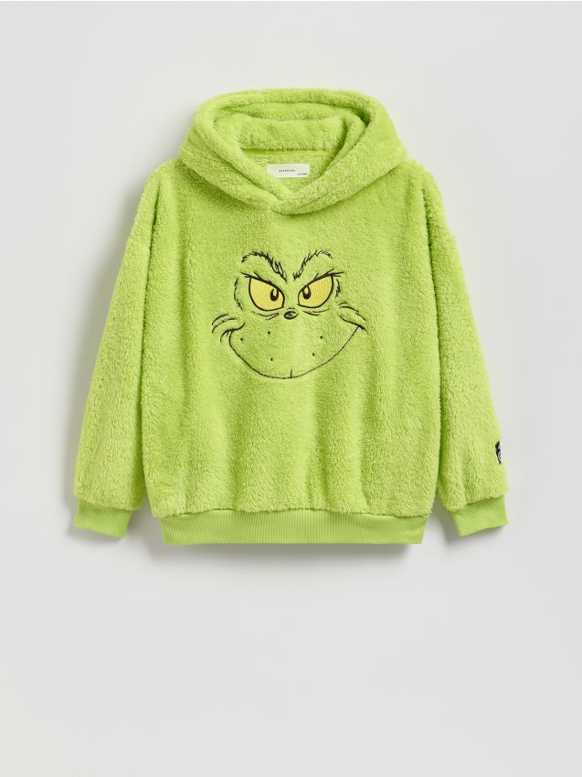 Reserved - Świąteczna bluza Grinch - zielony