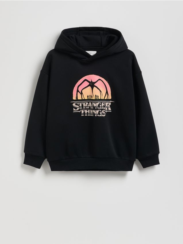 Reserved - Bluza Stranger Things - czarny