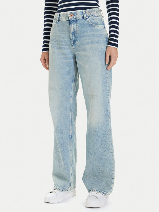 Mustang Jeansy Madison 1016929 Niebieski Wide Fit