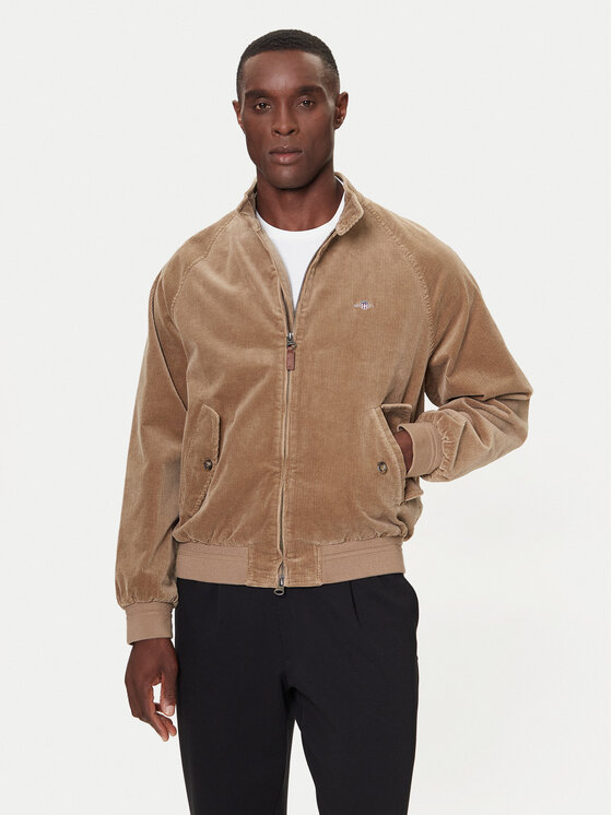 Gant Kurtka bomber Corduroy 7006547 Brązowy Regular Fit