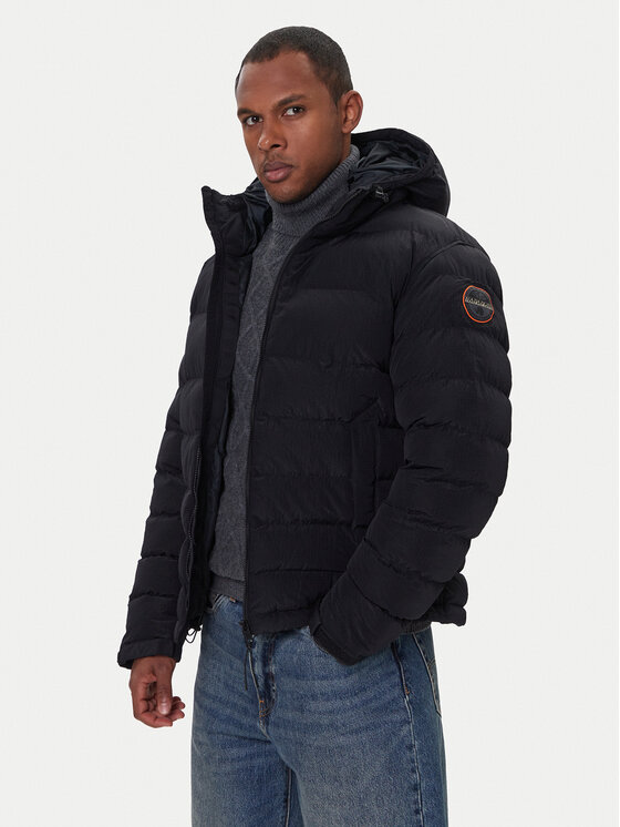 Napapijri Kurtka zimowa A-Terez NP0A88TG Czarny Regular Fit