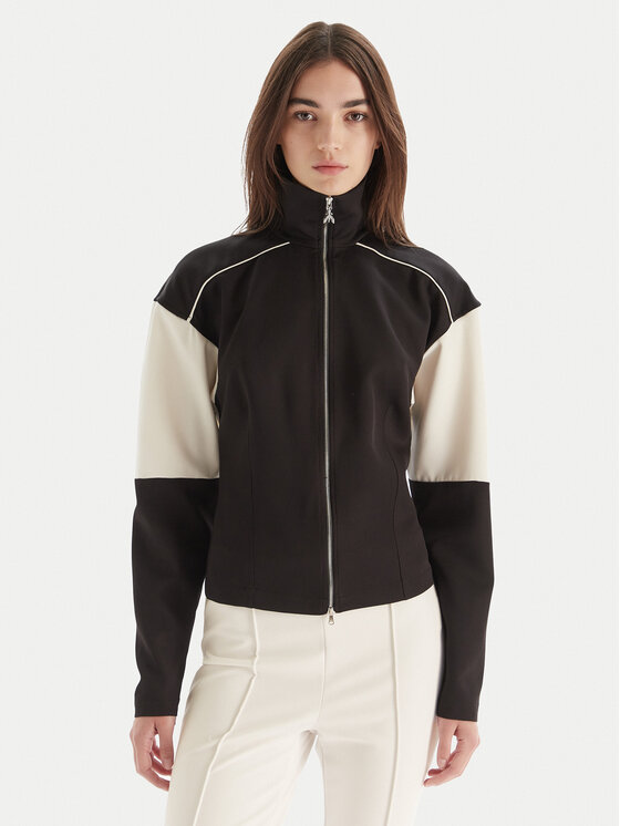 Patrizia Pepe Bluza 2M4508/A664-K103 Czarny Regular Fit