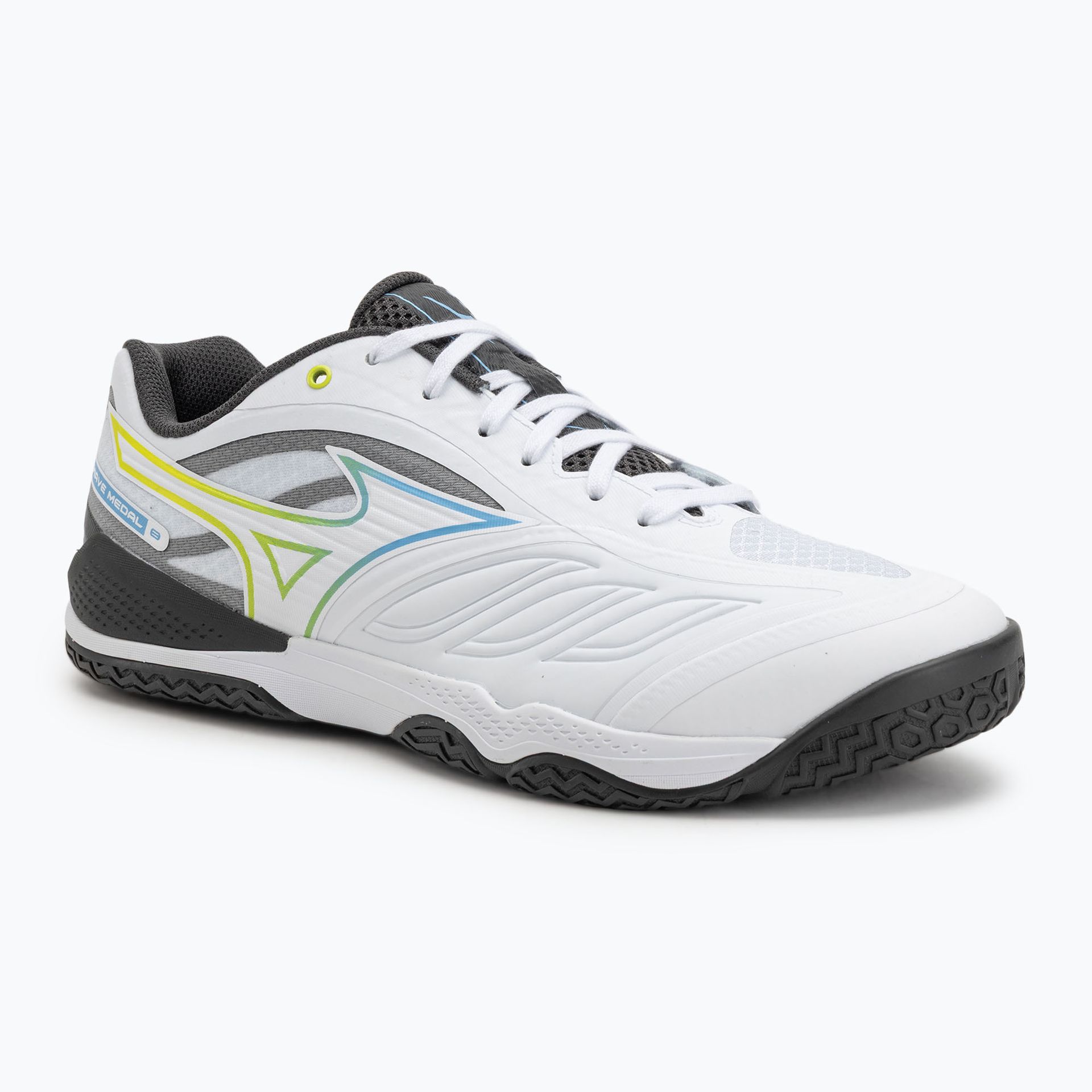 Buty do tenisa Mizuno Wave Medal 8 white/all aboard/black sand WYSYŁKA W 24H 30 DNI NA ZWROT