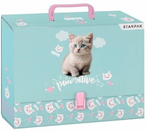 Teczka z rączką A4/95mm Kitty STARPAK 559315