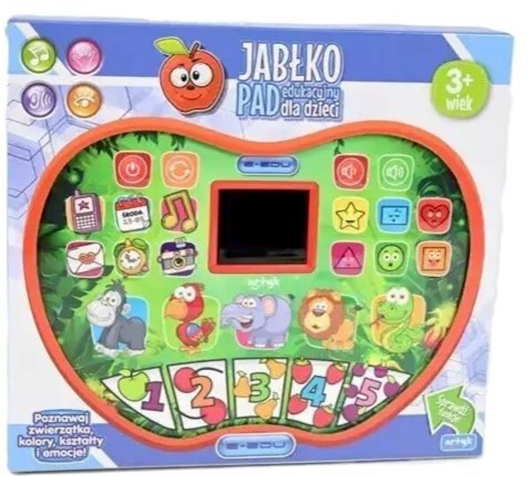 Pad edukacyjny dla dzieci - jabłko