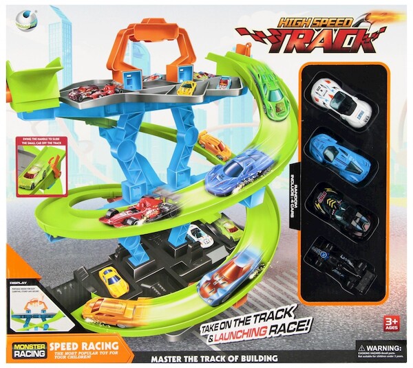 Tor samochodowy z akcesoriami MEGA CREATIVE 569546