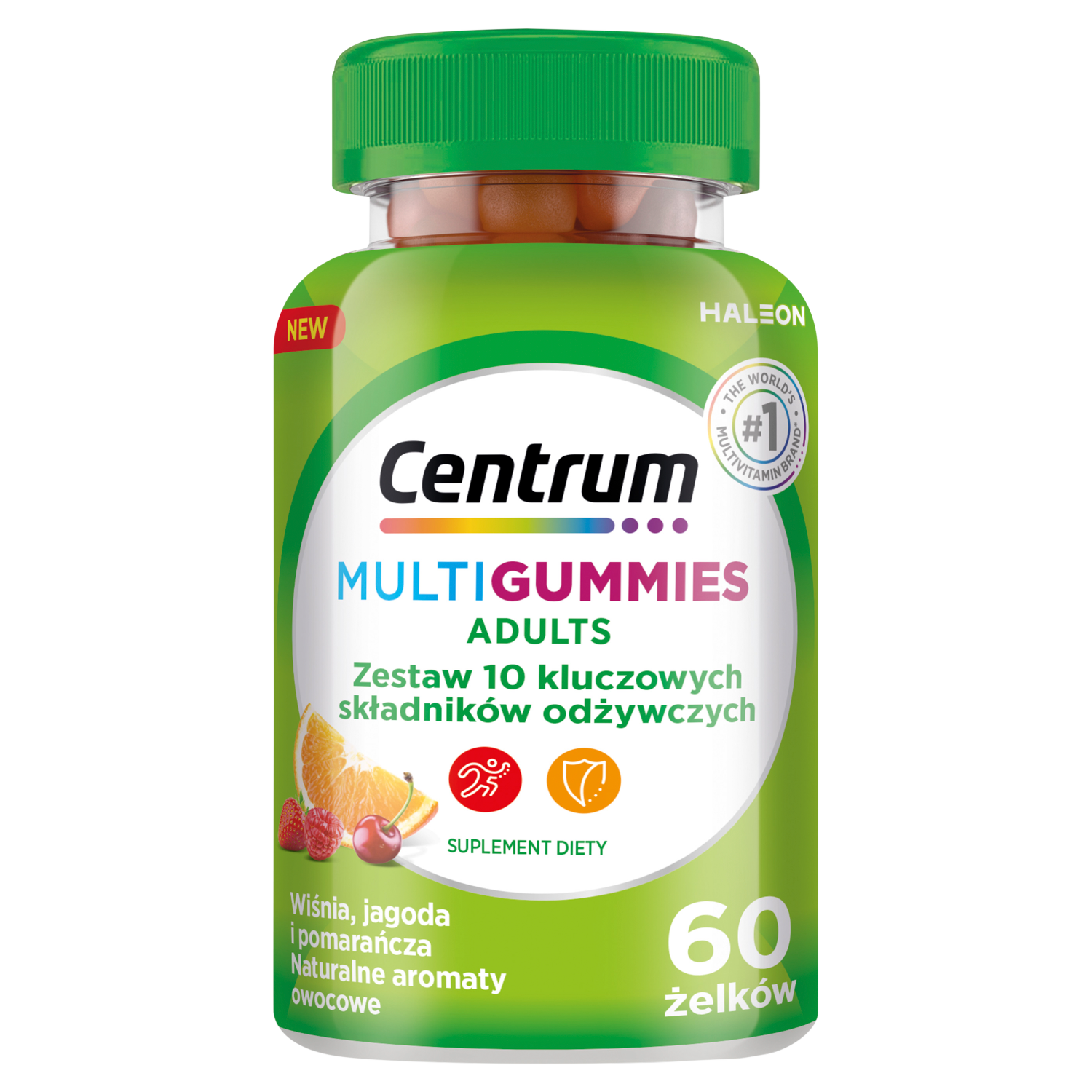 Centrum MultiGummies Adults, żelki, 60 sztuk