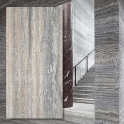 Tiles Trawertyn Silver Vein Cut Szczotkowany 30,5x61x1,2 cm