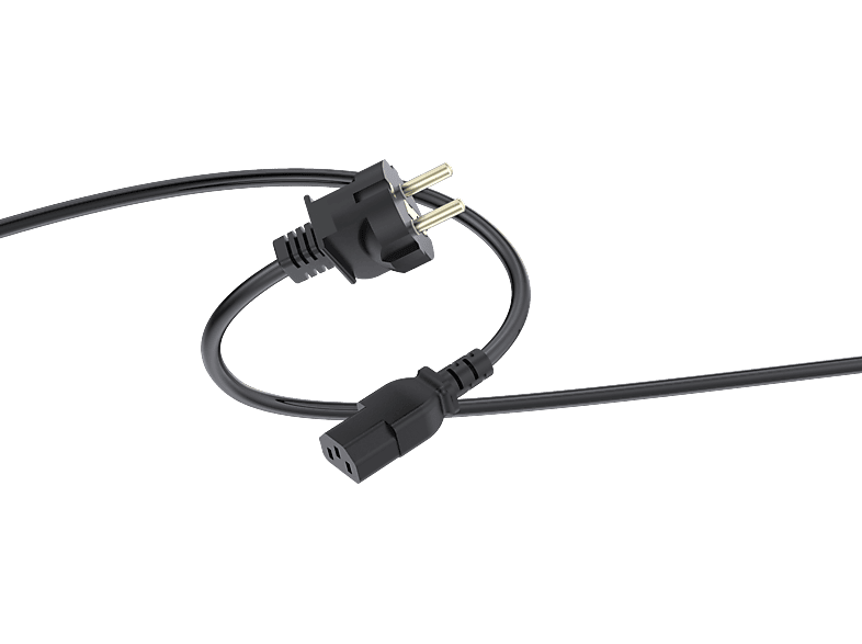 Kabel zasilający ISY ICP-5001 2.5m Czarny