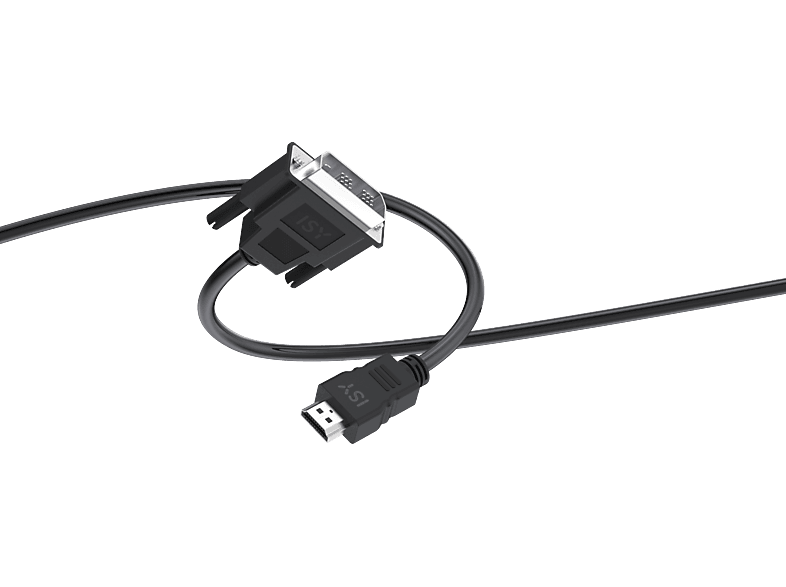 Kabel DVI - HDMI ISY IDV-5001 1.5m Czarny