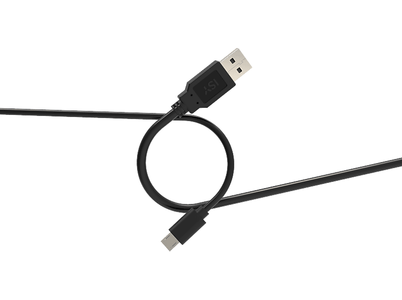 Kabel USB-C ISY IUC-1015 0.75m Czarny
