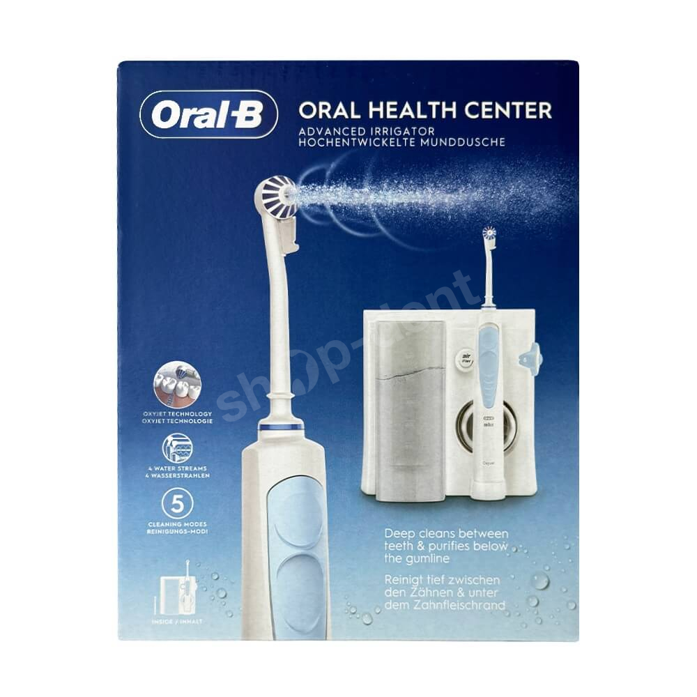 Opinie o ORAL-B Oral Health Center OxyJet Irygator stacjonarny z 2 końcówkami
