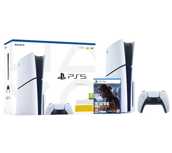 Sony PlayStation 5 Slim E Chassis PS5 1TB z napędem + The Last of Us Part II