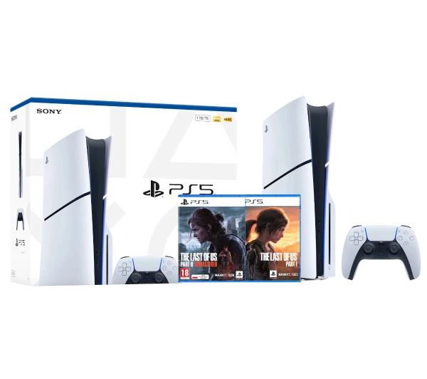 Sony PlayStation 5 Slim E Chassis PS5 1TB z napędem + The Last of Us Part I / Part II