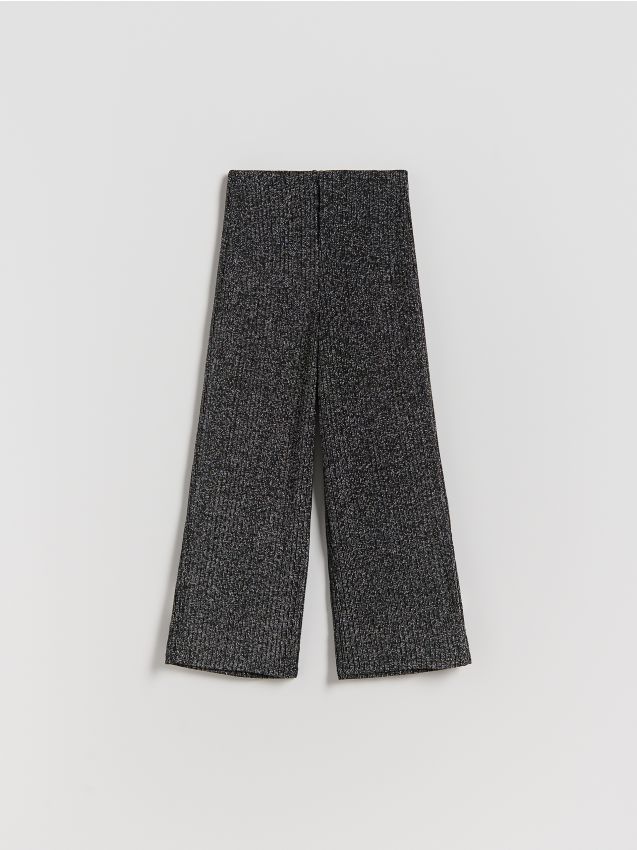 Reserved - Błyszczące spodnie - czarny