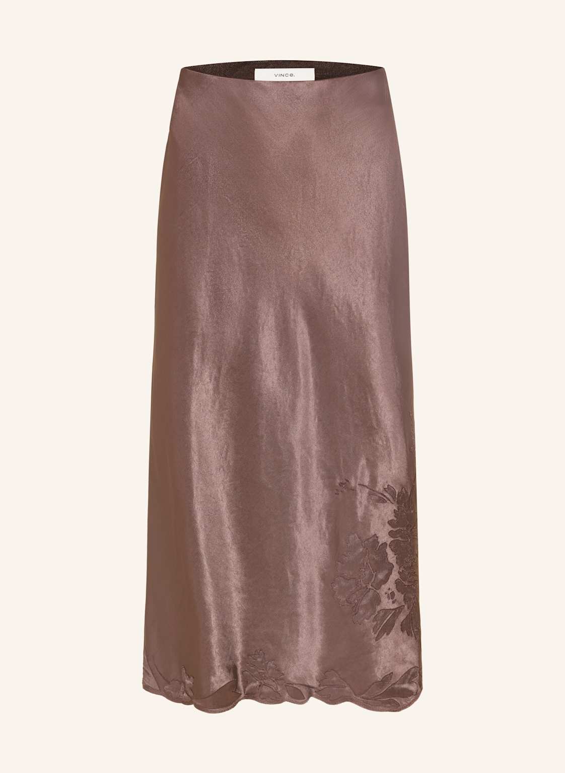 Vince Spódnica Satynowa braun