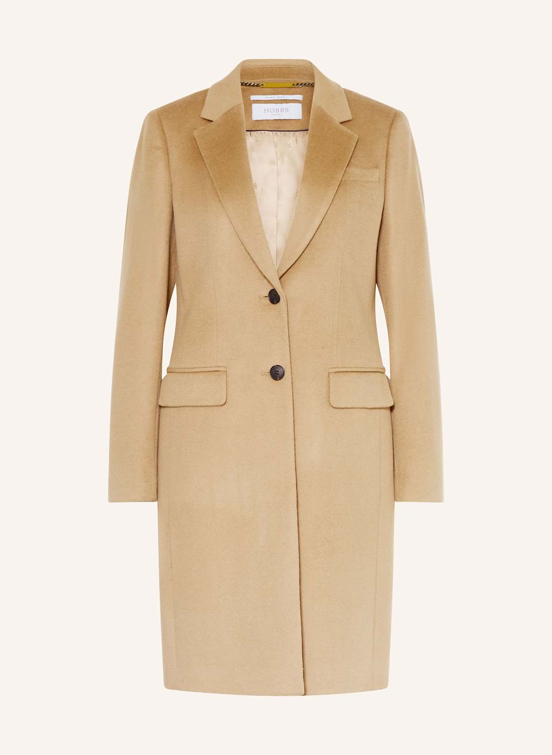 Hobbs Płaszcz Wełniany Cavendish beige