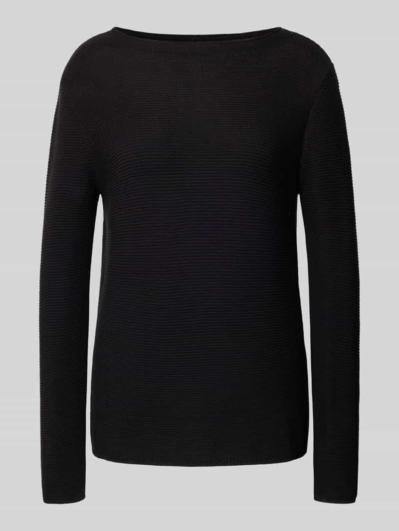 Sweter z dzianiny o kroju regular fit z czystej bawełny