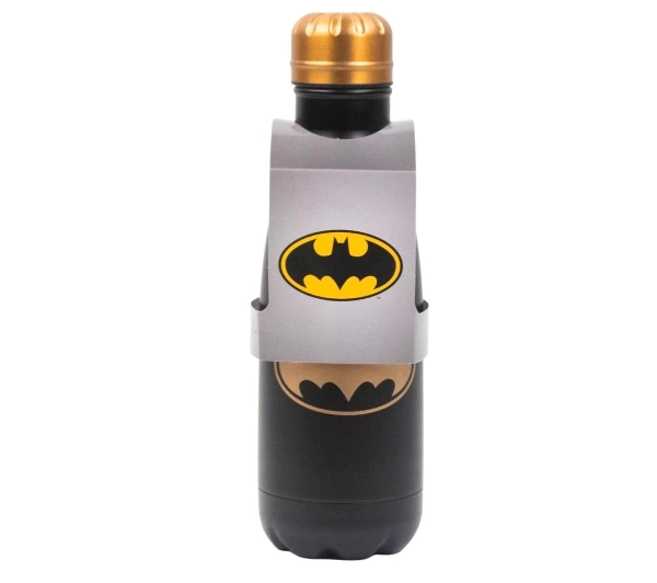 Pyramid Stainless Steel Mini Cola Bottle Batman Symbol