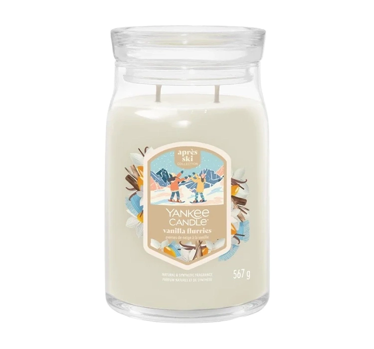 Yankee Candle Signature Apres Ski duża świeca zapachowa Vanilla Flurries 567 g