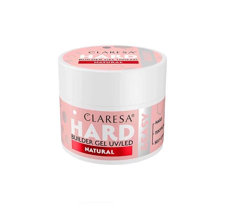 Claresa Hard & Easy żel budujący Natural 12 g