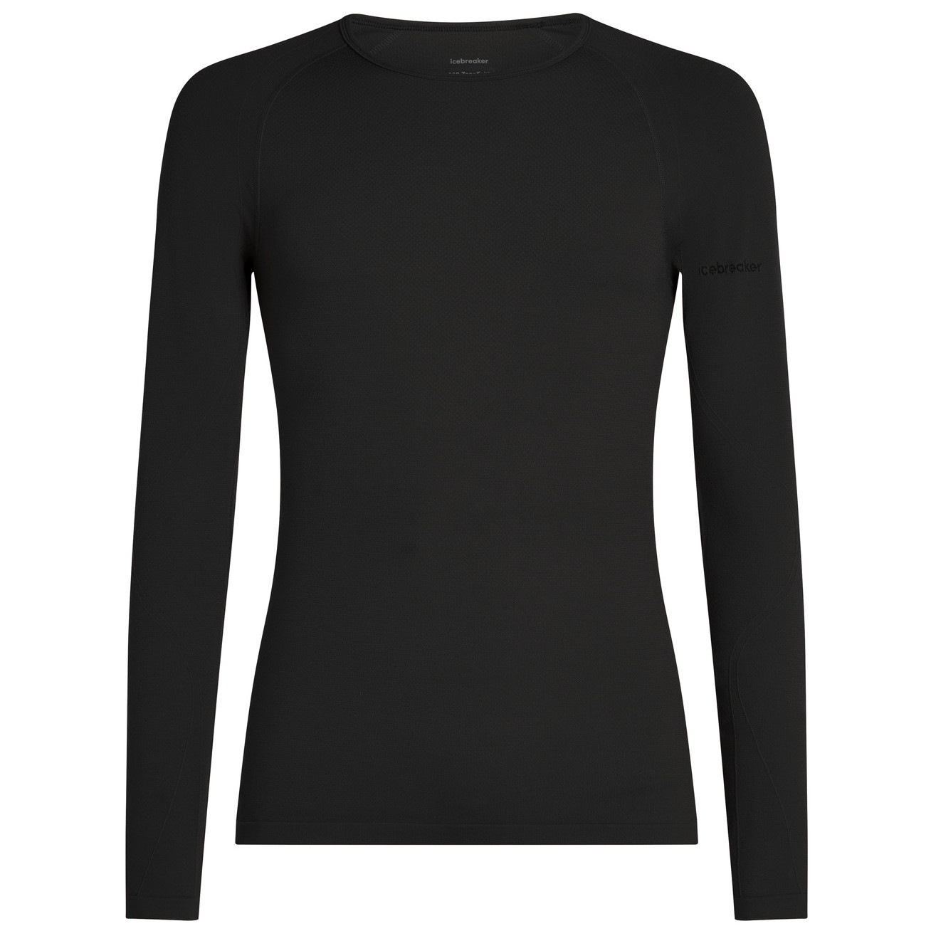 Męska koszulka Icebreaker M Mer 260 Zoneknit Seamless LS Crewe Rozmiar: XL / Kolor: czarny/szary