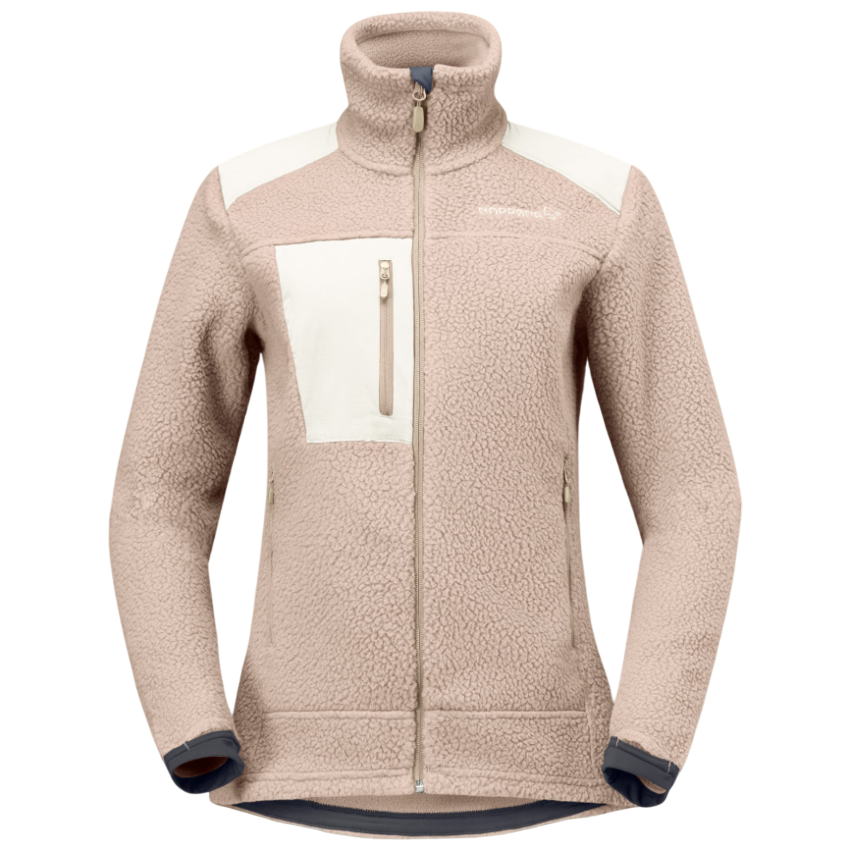 Bluza damska Norrona trollveggen warm3 Jacket Rozmiar: S / Kolor: beżowy