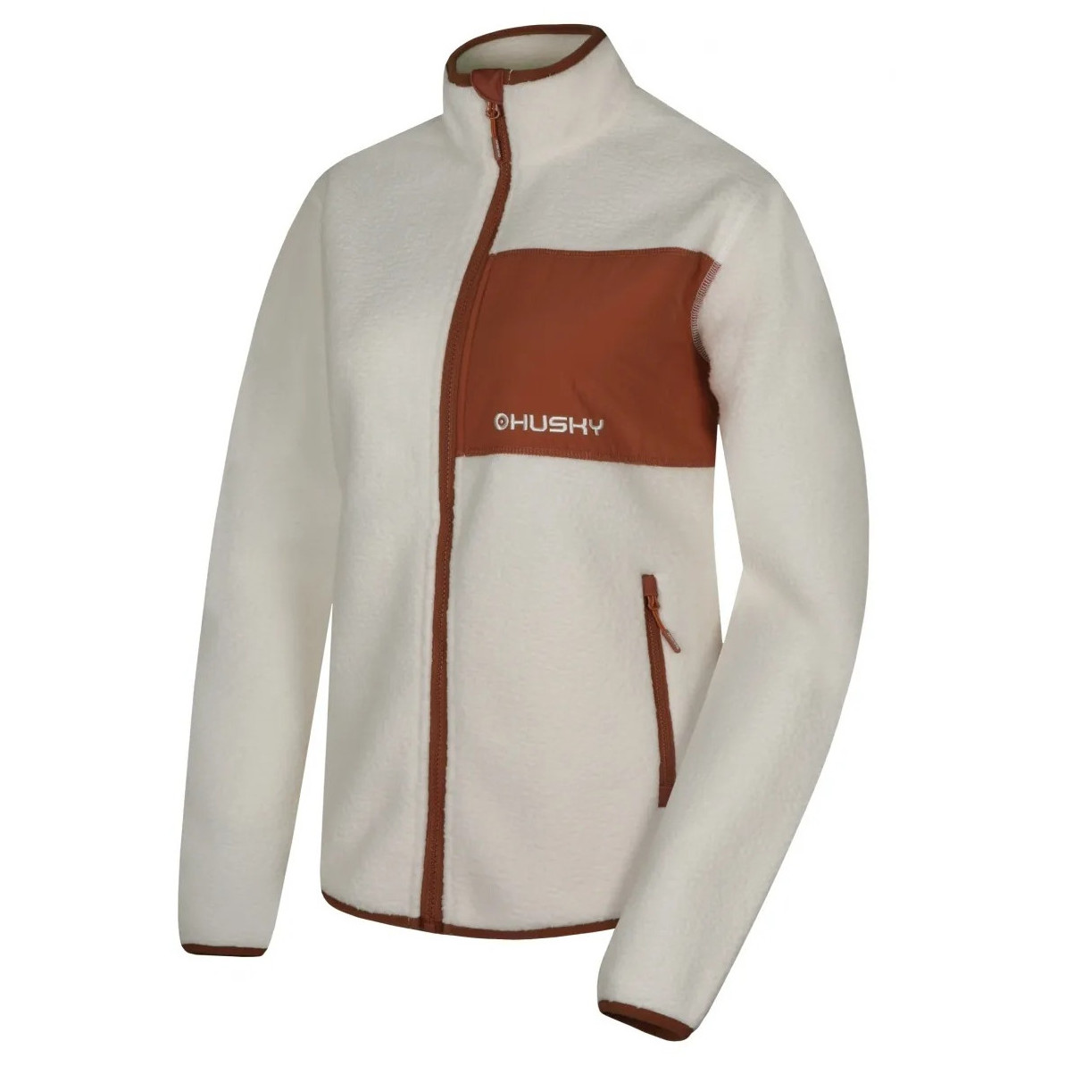 Bluza damska Husky Addy zip L Rozmiar: M / Kolor: beżowy