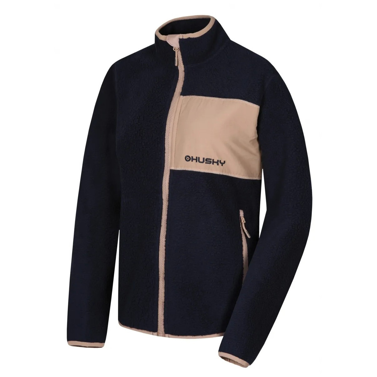 Bluza damska Husky Addy zip L Rozmiar: M / Kolor: ciemnoniebieski